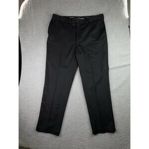 Oak Hill Golf Tech Pants Men Size 42x32 Black Straight Fit Flat Front